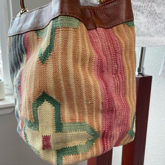 Unique Woven Fabric Boho Shoulder Bag - Picture 5 of 9